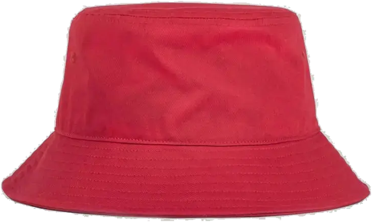 Plain red bucket hat