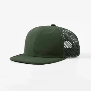 6 Panel Nylon Mesh Snapback Hat