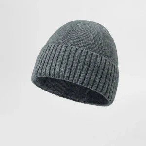 Classic Ribbed Knit Wool Beanie