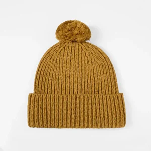 Wool Flecked Pom Pom Beanie
