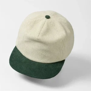 5 Panel Corduroy Snapback Hat