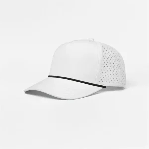 5 Panel Perforated Snapback Golf Rope Hat