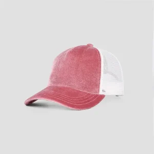 Velvet 5 Panel Trucker Hat